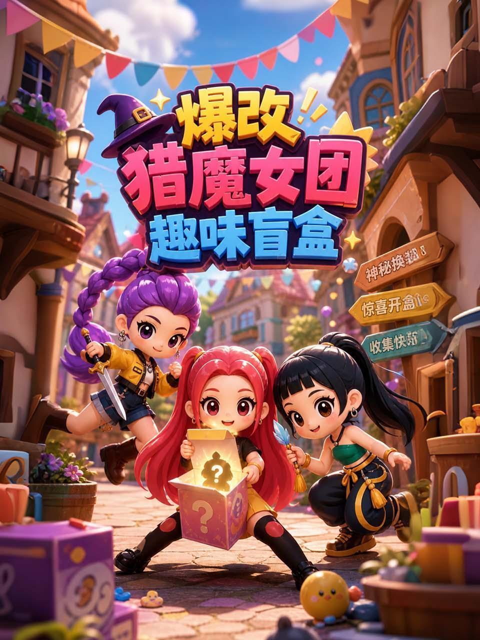 爆改猎魔女团趣味盲盒