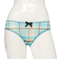 纷EFENE 纯棉格子 百搭OL时尚聚拢抹<em>胸围文</em>