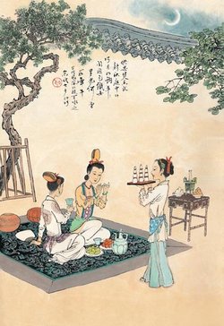 所谓乞巧,就是向织女乞求一双巧手的意思图片