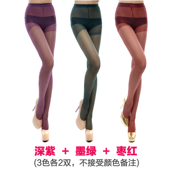 浪莎 丝袜 女士性感空姐包芯丝绢感觉加裆连裤袜 夏季超薄 6条 - 女袜\/袜子\/内衣\/家居服 - 360购物