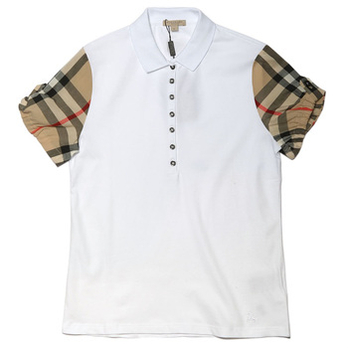 BURBERRY 巴宝莉 白色女士短袖T恤衫 37618