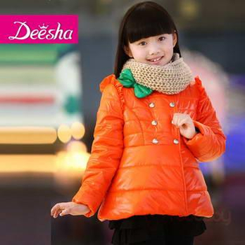 DEESHA<em>笛莎女童</em>韩版短款加厚棉服棉衣1219