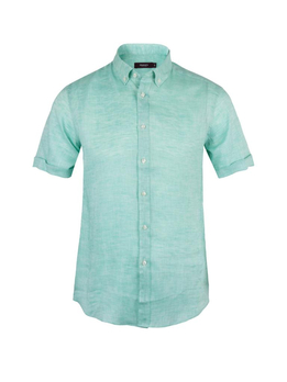 progen培罗成709浅绿男士短袖衬衫33455289