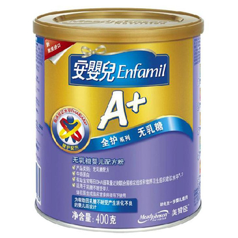 美赞臣安婴儿A+无乳糖配方婴儿奶粉听装400g