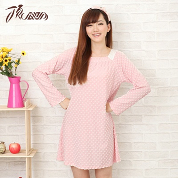 顶呱呱<em>顶瓜瓜</em>新品<em>睡衣</em>女长袖睡裙立体波普风格