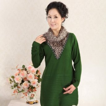 <em>中年毛衣女</em>妈妈长款便宜价格 <em>长款毛衣</em>套头质