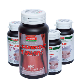 汤臣倍健 左旋肉碱片60片X1.5g+纤巧纤纤3瓶