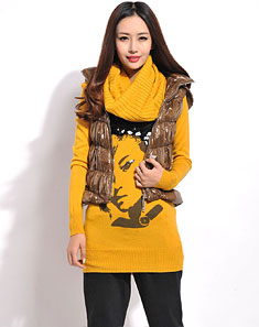 <em>咖啡</em>修身时尚连帽<em>马甲羽绒</em>服 - <em>马夹</em>/女士上衣