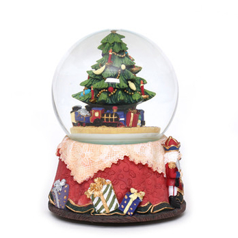 家的感觉 欢乐圣诞旋转水晶球音乐盒八音盒创意礼品送女友生日礼物情人节礼物 - 音乐盒\/家饰\/工艺品\/礼品\/饰品 - 360购物
