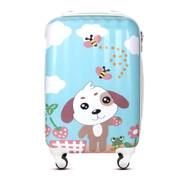lulu熊 卡通小狗拉杆箱女万向轮学生登机行李箱