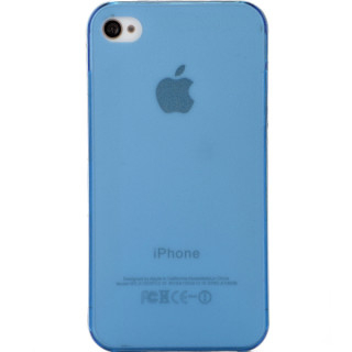 雷尊 iphone4\/4s 超薄磨砂手机壳 蓝色 - 苹果专