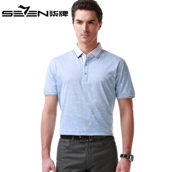 2013春夏柒牌男装官方正品男士商务休闲短袖