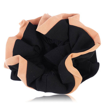 cocolove黑色布艺发圈咖啡色沿边头花时尚饰品