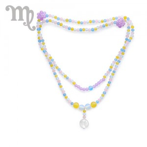 星座传奇12星座纯真年代项链(处女座)-玉髓-舒