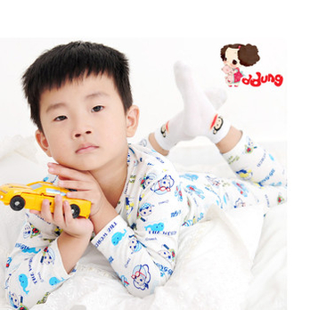 冬己(ddung) 儿童内衣套装纯棉<em>男</em> 女童<em>全棉睡衣</em>