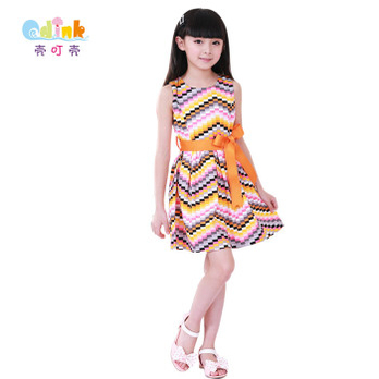 童装儿童短袖<em>连衣裙</em> 夏季新款韩版 童装<em>女童连</em>