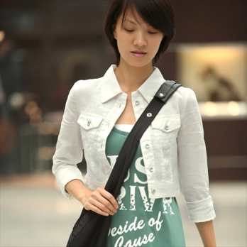 <em>amii</em> 帅气短装<em>薄</em>款长袖苎麻小<em>外套</em> - 短<em>外套</em>/女