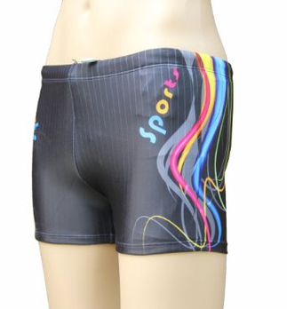 奇海 男士平角<em>游泳裤</em> 高<em>弹力</em>时尚<em>泳裤</em> QH2412