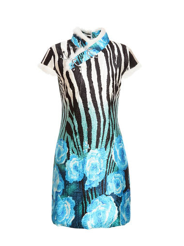 惠迪思斑马纹<em>中式女士棉马甲</em>xht0912,88