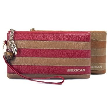MEXICAN <em>稻草人</em> 新品 <em>女士手包</em> 条纹 横款 手拿