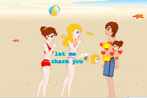 沙滩电眼美女,沙滩电眼美女小游戏,360小游戏