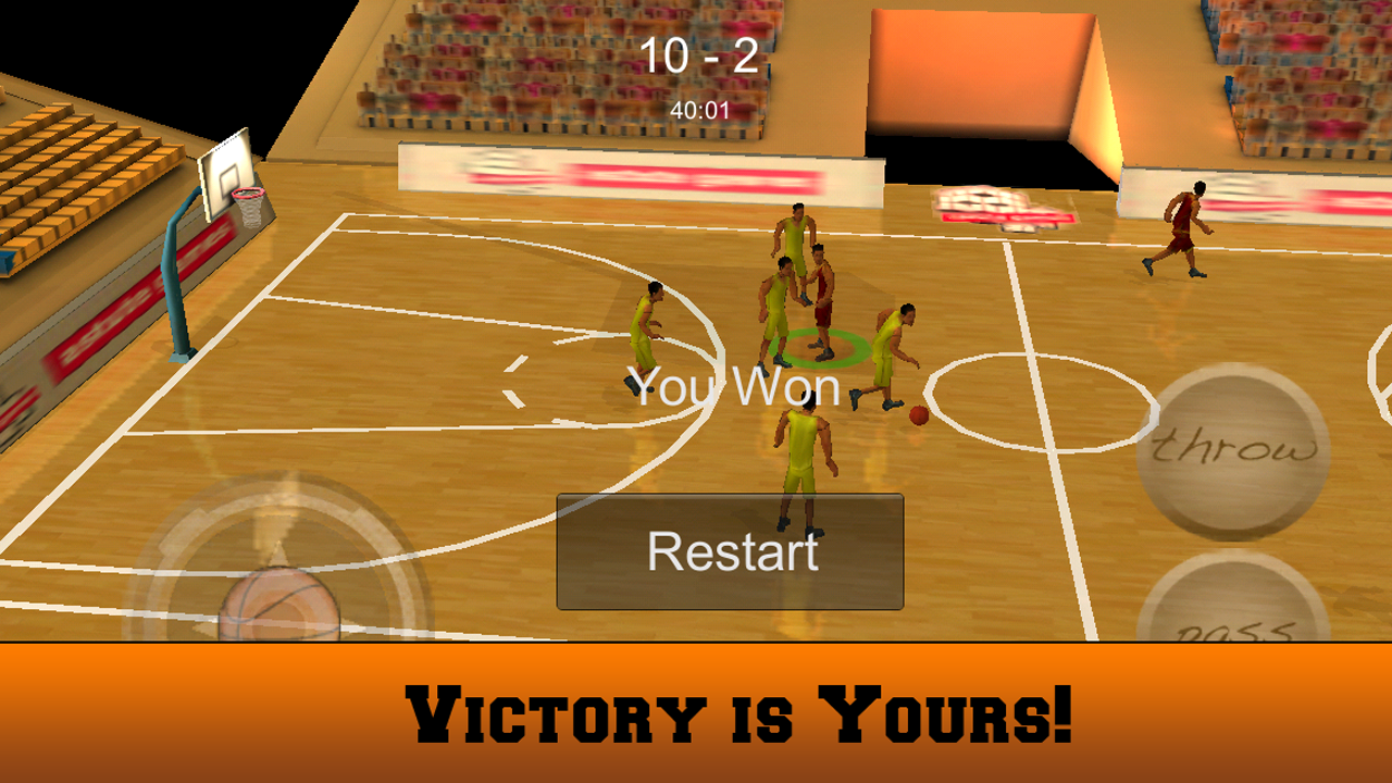 basketball 3d shoot game