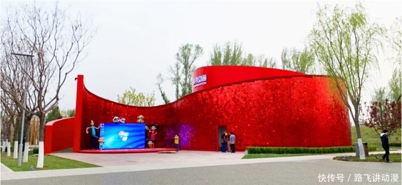 抢先看!世园会央视动画馆搭建完成 占地1100平