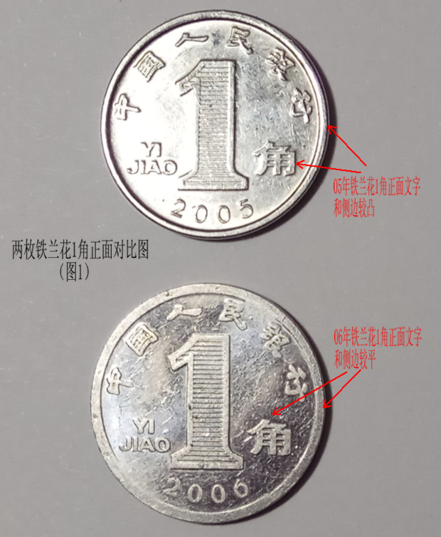 这枚2006年铁兰花1角是什么币?硬币正反面和