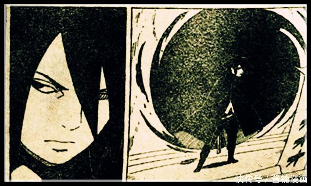 博人传漫画35话:佐助阅读新秘密,大筒木辉夜曾发现几米漫画图片