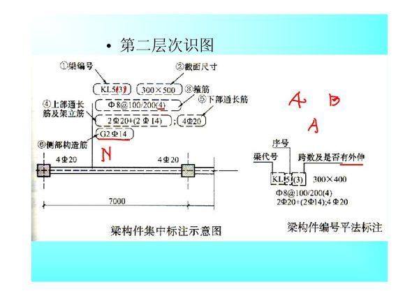 建筑图纸的梁钢筋图怎么看 需要有图解