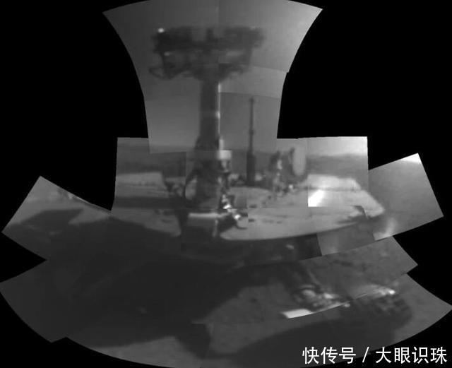 火星上巨大的沙尘暴袭击美国宇航局的机遇号火星探测器