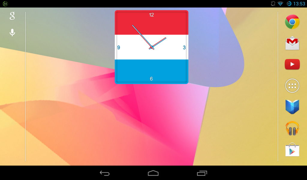 Luxembourg Clock Widget截图4