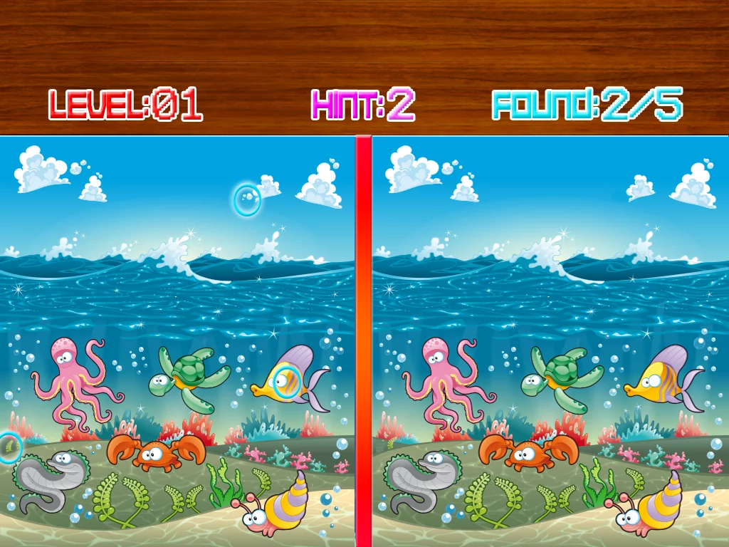 Spot the Differences Sea Life截图3