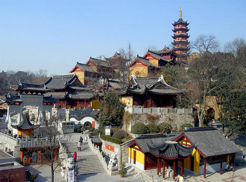 鸡鸣寺-汉川八景鸡鸣寺