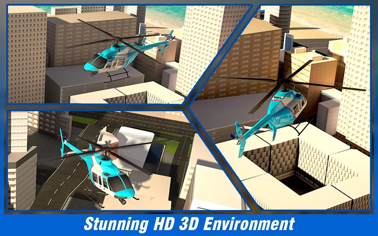 市直升机模拟飞行3D截图2