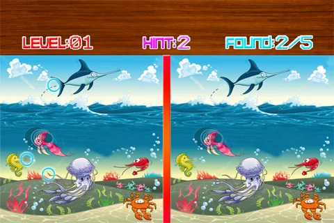 Spot the Differences Sea Life截图9