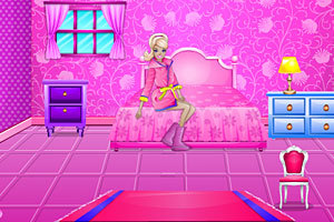 芭比的粉色公主房,芭比的粉色公主房小游戏,3