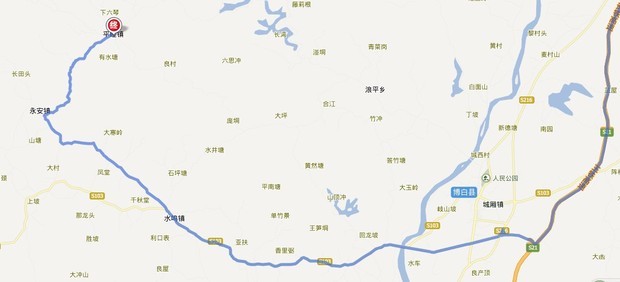 广西博白县S103是什么道路,从S21玉铁高速转