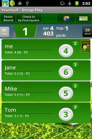 Golf Score Card - Yo截图4