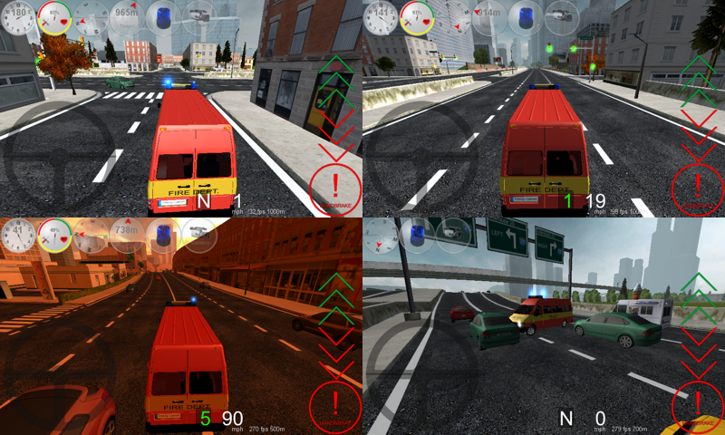 Duty Driver Firetruck LITE截图14