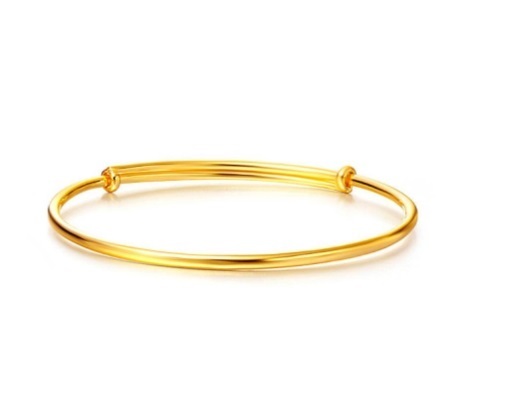 现在女性流行戴什么样金手镯?!