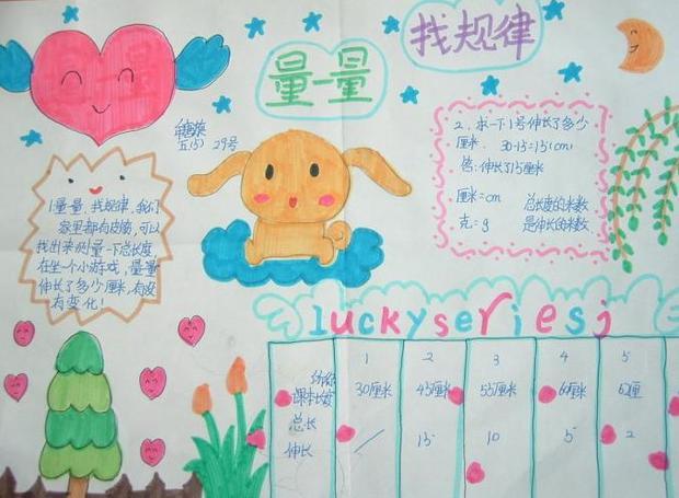 数学手抄报8开纸