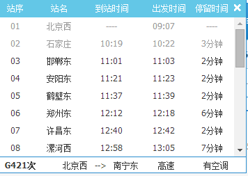 高铁票我买邯郸东到南宁的从郑州东能上车吗?