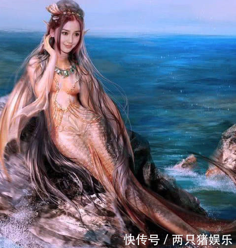 5位女星美人鱼造型,杨幂好享受,杨颖惊艳,只有