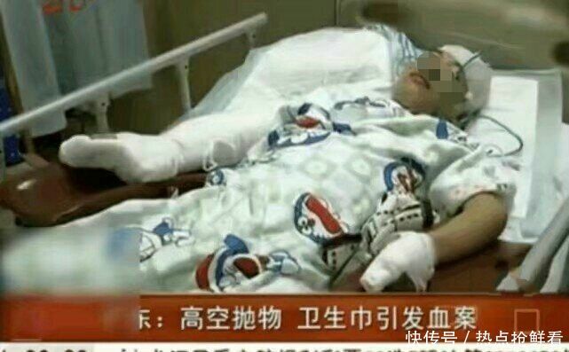 美女洗澡时随手将带血的卫生巾扔在窗边,却差点出了人命!