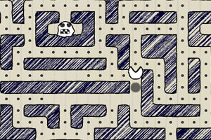 黑白版吃豆子,黑白版吃豆子小游戏,360小游戏-360游戏库