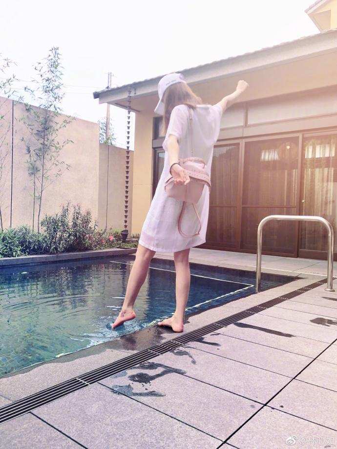 林心如霍建华妇产科检查, 二胎得到证实, 肚子凸