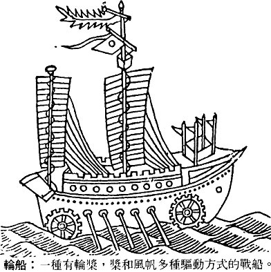 历史起源 早在南北朝(420～589)时,已有车船的记载.