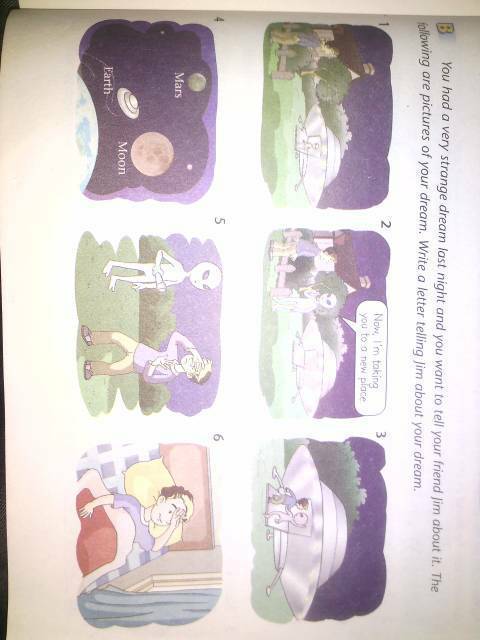 高一英语作文,梦见ufo上下来一个外星人,并邀请