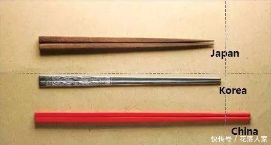 知识点, 论中日韩三国的筷子的区别!